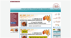 Desktop Screenshot of ima-mineralogy.org